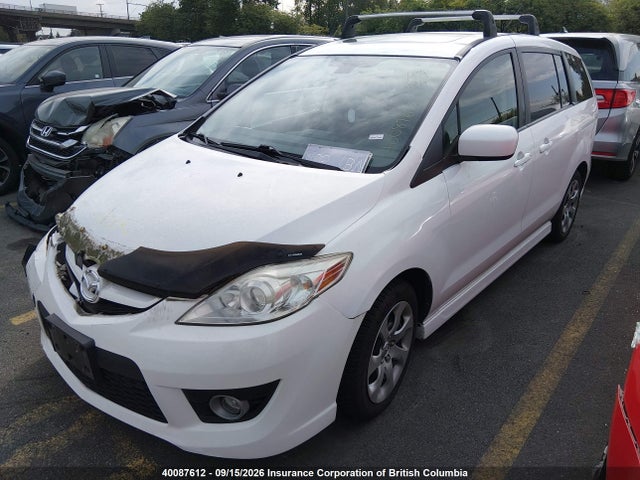 2010 Mazda 5 მანქანა იყიდება აუქციონზე, vin: JM1CR2W37A0389849, აუქციონის ნომერი: 40087612