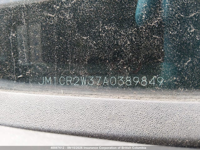 2010 Mazda 5 მანქანა იყიდება აუქციონზე, vin: JM1CR2W37A0389849, აუქციონის ნომერი: 40087612