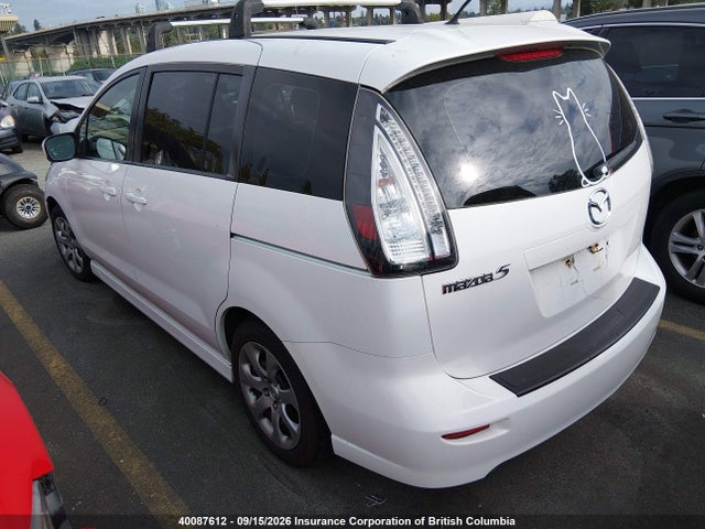 2010 Mazda 5 მანქანა იყიდება აუქციონზე, vin: JM1CR2W37A0389849, აუქციონის ნომერი: 40087612