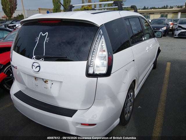 2010 Mazda 5 მანქანა იყიდება აუქციონზე, vin: JM1CR2W37A0389849, აუქციონის ნომერი: 40087612