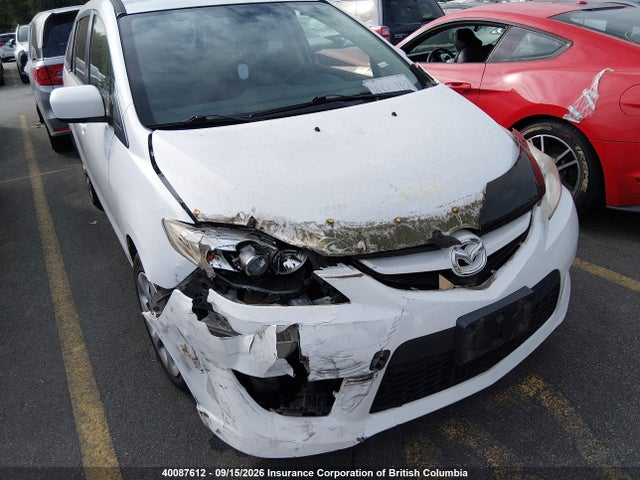 2010 Mazda 5 მანქანა იყიდება აუქციონზე, vin: JM1CR2W37A0389849, აუქციონის ნომერი: 40087612