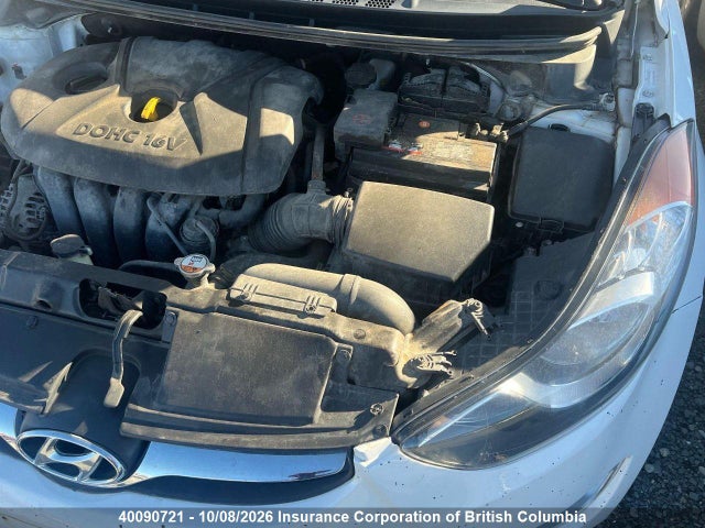 2012 Hyundai Elantra Gls/limited მანქანა იყიდება აუქციონზე, vin: 5NPDH4AE6CH128956, აუქციონის ნომერი: 40090721