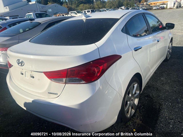 2012 Hyundai Elantra Gls/limited მანქანა იყიდება აუქციონზე, vin: 5NPDH4AE6CH128956, აუქციონის ნომერი: 40090721