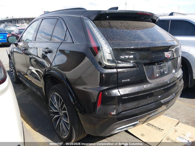 2024 Cadillac Xt4 Sport მანქანა იყიდება აუქციონზე, vin: 1GYFZFR48RF104555, აუქციონის ნომერი: 40084787