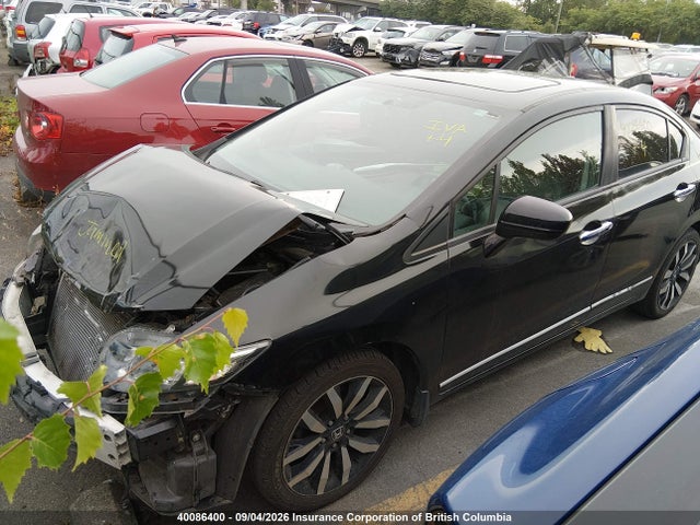 Honda Civic Touring 2015 2HGFB2F7XFH035428 Image 2