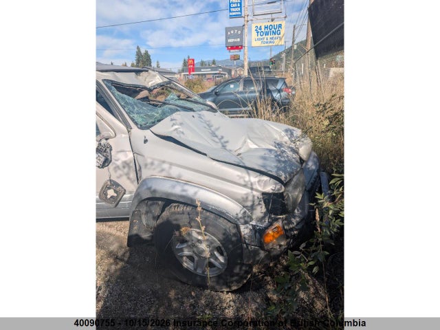 2000 Toyota 4runner Limited მანქანა იყიდება აუქციონზე, vin: JT3HN87R9Y9042704, აუქციონის ნომერი: 40090755