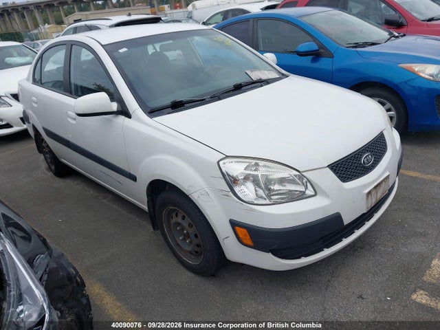 2008 Kia Rio Lx/sx მანქანა იყიდება აუქციონზე, vin: KNADE123886424693, აუქციონის ნომერი: 40090076