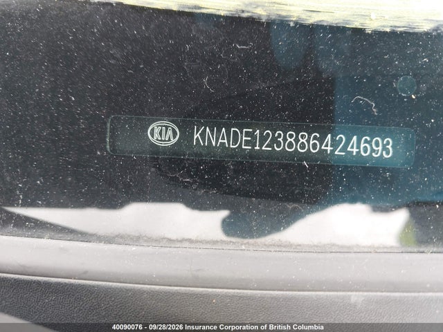 Aukcja sprzedaży 2008 Kia Rio Lx/sx, vin: KNADE123886424693, numer aukcji: 40090076
