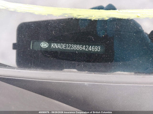 Aukcja sprzedaży 2008 Kia Rio Lx/sx, vin: KNADE123886424693, numer aukcji: 40090076