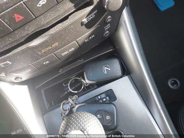2006 Lexus Is 250 მანქანა იყიდება აუქციონზე, vin: JTHBK262662013189, აუქციონის ნომერი: 40090776