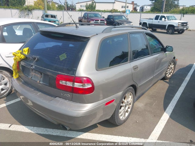 Aukcja sprzedaży 2004 Volvo V40 1.9t, vin: YV1VW27594F049146, numer aukcji: 40082520