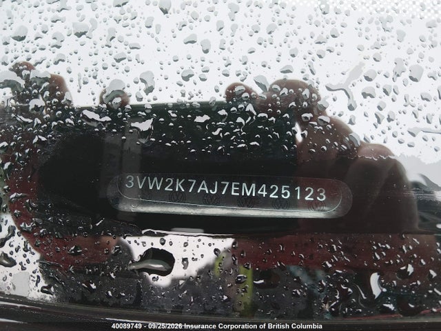 40089749 :رقم المزاد ، 3VW2K7AJ7EM425123 vin ، 2014 Volkswagen Jetta S مزاد بيع