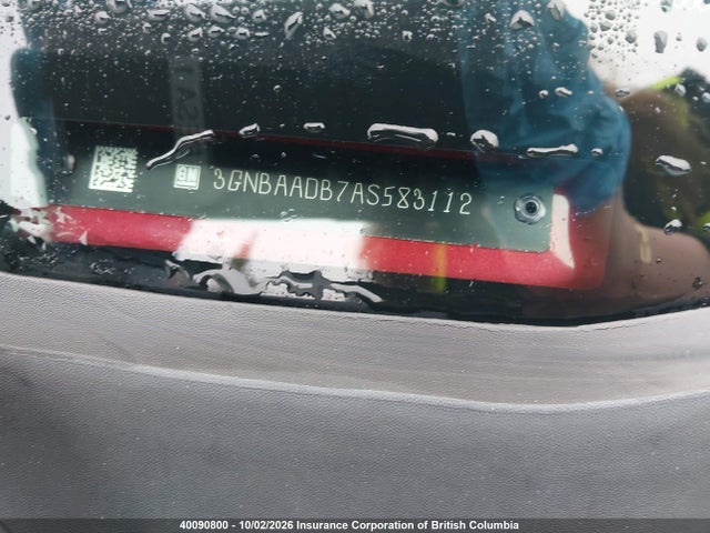 2010 Chevrolet Hhr მანქანა იყიდება აუქციონზე, vin: 3GNBAADB7AS583112, აუქციონის ნომერი: 40090800