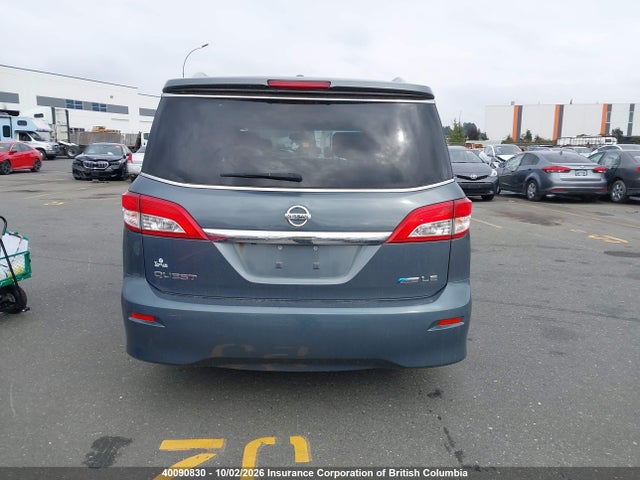 40090830 :رقم المزاد ، JN8AE2KP4B9013252 vin ، 2011 Nissan Quest مزاد بيع