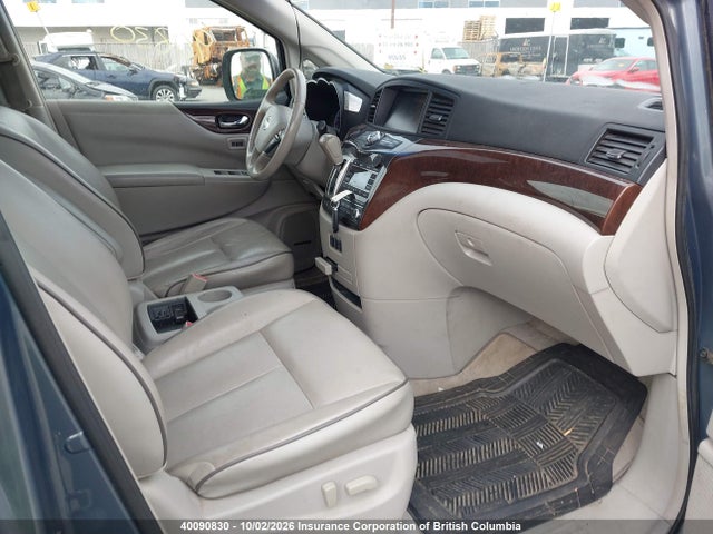40090830 :رقم المزاد ، JN8AE2KP4B9013252 vin ، 2011 Nissan Quest مزاد بيع