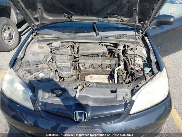 Aukcja sprzedaży 2005 Honda Civic, vin: 2HGES16615H019890, numer aukcji: 40090868