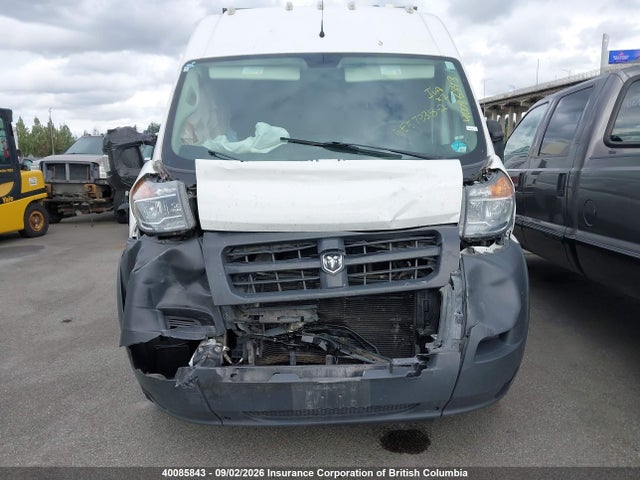 40085843 :رقم المزاد ، 3C6TRVBG0JE143086 vin ، 2018 Ram Promaster 1500 1500 High مزاد بيع