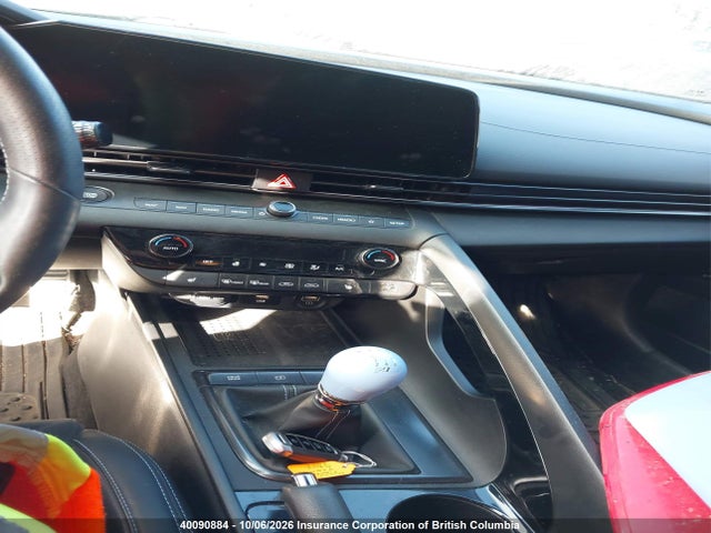 2022 Hyundai Elantra N Manual მანქანა იყიდება აუქციონზე, vin: KMHLW4AK6NU006416, აუქციონის ნომერი: 40090884