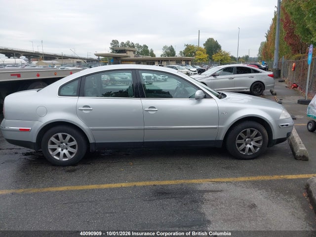 2001 Volkswagen Passat Gls მანქანა იყიდება აუქციონზე, vin: WVWPD63B81P268712, აუქციონის ნომერი: 40090909