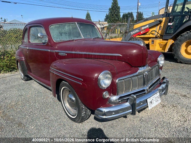 1947 Mercury Mercury მანქანა იყიდება აუქციონზე, vin: 011H4760492, აუქციონის ნომერი: 40090921
