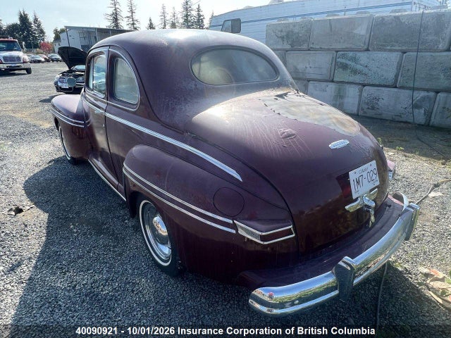 1947 Mercury Mercury მანქანა იყიდება აუქციონზე, vin: 011H4760492, აუქციონის ნომერი: 40090921
