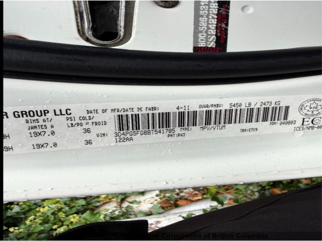 Продаж на аукціоні авто 2011 Dodge Journey Sxt, vin: 3D4PG5FG8BT541785, номер лоту: 40090962