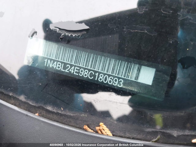 40090968 :رقم المزاد ، 1N4BL24E98C180693 vin ، 2008 Nissan Altima 3.5se مزاد بيع