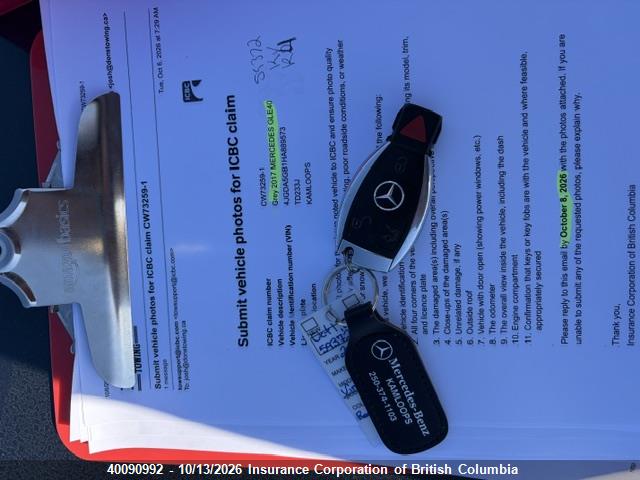 2017 Mercedes-benz Gle 400 4matic მანქანა იყიდება აუქციონზე, vin: 4JGDA5GB1HA889573, აუქციონის ნომერი: 40090992