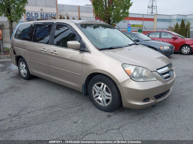 Auction sale of the 2007 Honda Odyssey Exl, vin: 5FNRL38657B513796, lot number: 40091011