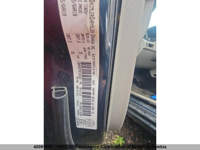 40091032 :رقم المزاد ، 1J8HR58M78C101522 vin ، 2008 Jeep Grand Cherokee Limited مزاد بيع