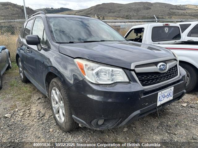 40091036 :رقم المزاد ، JF2SJCBCXEH488172 vin ، 2014 Subaru Forester 2.5i Premium مزاد بيع