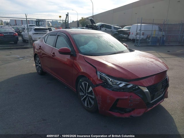 2022 Nissan Sentra Sv მანქანა იყიდება აუქციონზე, vin: 3N1AB8CV8NY247870, აუქციონის ნომერი: 40091037