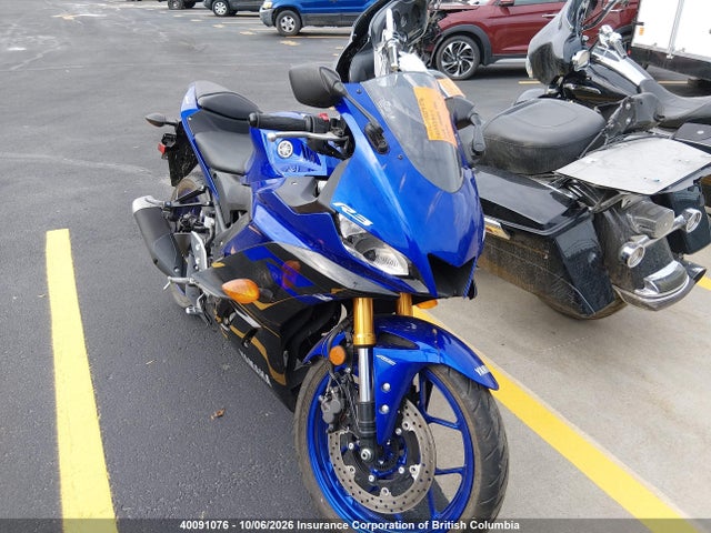40091076 :رقم المزاد ، MH3RH18N1KK001382 vin ، 2019 Yamaha Yzfr3 A مزاد بيع