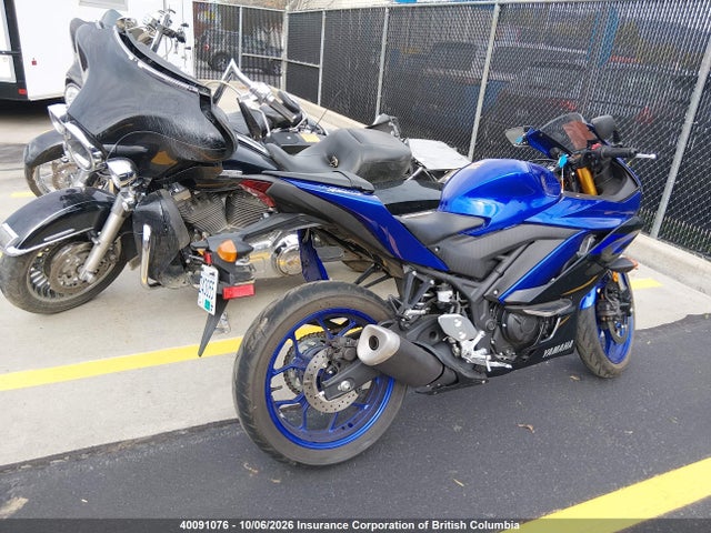 40091076 :رقم المزاد ، MH3RH18N1KK001382 vin ، 2019 Yamaha Yzfr3 A مزاد بيع