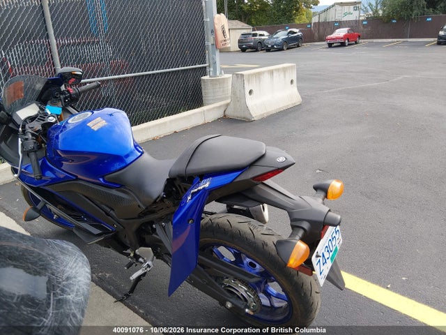 40091076 :رقم المزاد ، MH3RH18N1KK001382 vin ، 2019 Yamaha Yzfr3 A مزاد بيع
