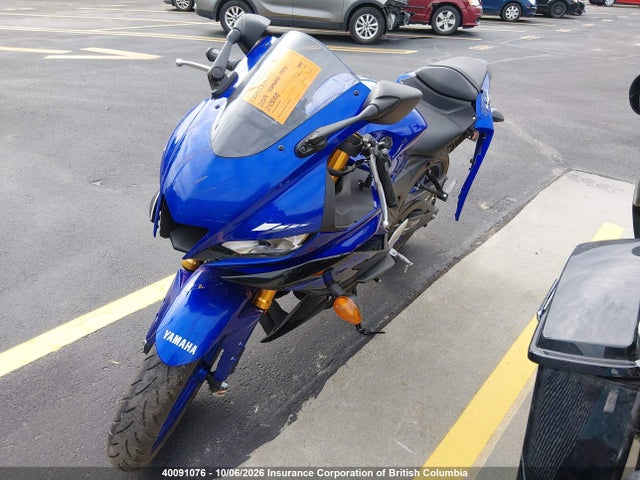 40091076 :رقم المزاد ، MH3RH18N1KK001382 vin ، 2019 Yamaha Yzfr3 A مزاد بيع