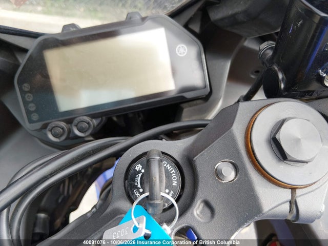 40091076 :رقم المزاد ، MH3RH18N1KK001382 vin ، 2019 Yamaha Yzfr3 A مزاد بيع