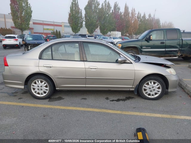 40091077 :رقم المزاد ، 2HGES16634H933427 vin ، 2004 Honda Civic مزاد بيع