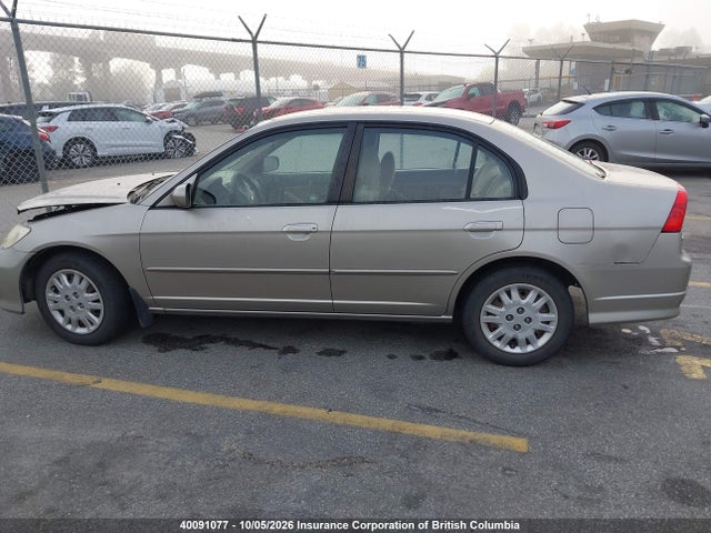 40091077 :رقم المزاد ، 2HGES16634H933427 vin ، 2004 Honda Civic مزاد بيع