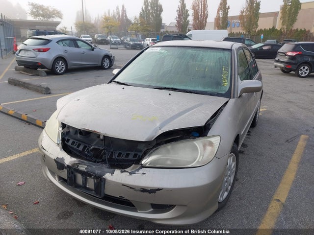 40091077 :رقم المزاد ، 2HGES16634H933427 vin ، 2004 Honda Civic مزاد بيع