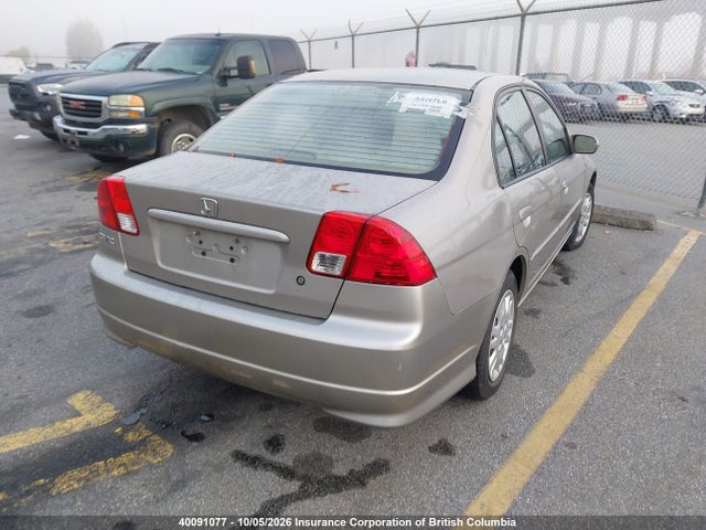 40091077 :رقم المزاد ، 2HGES16634H933427 vin ، 2004 Honda Civic مزاد بيع