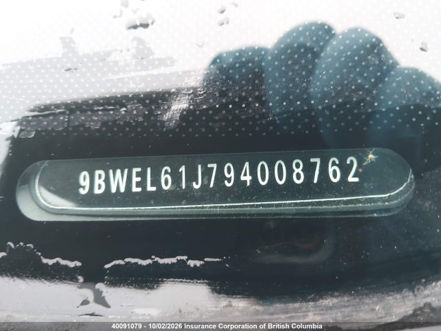 2009 Volkswagen Golf მანქანა იყიდება აუქციონზე, vin: 9BWEL61J794008762, აუქციონის ნომერი: 40091079