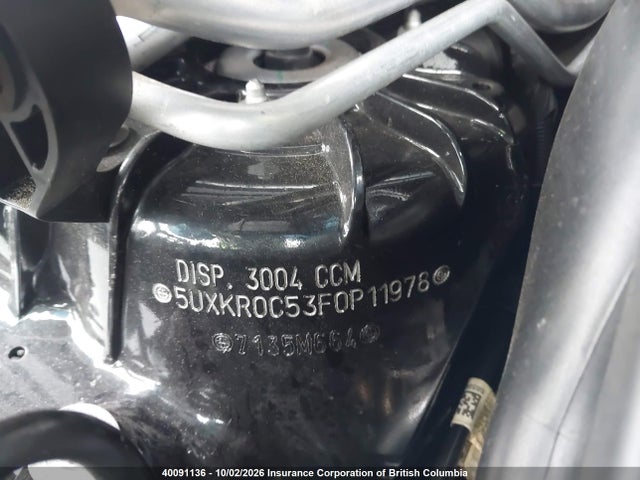 40091136 :رقم المزاد ، 5UXKR0C53F0P11978 vin ، 2015 Bmw X5 مزاد بيع