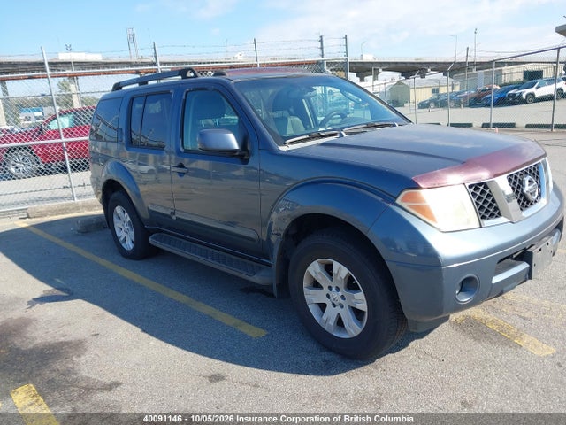 2005 Nissan Pathfinder Le/se/xe მანქანა იყიდება აუქციონზე, vin: 5N1AR18W75C715268, აუქციონის ნომერი: 40091146
