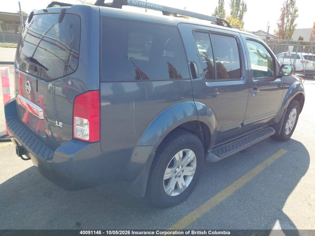 2005 Nissan Pathfinder Le/se/xe მანქანა იყიდება აუქციონზე, vin: 5N1AR18W75C715268, აუქციონის ნომერი: 40091146