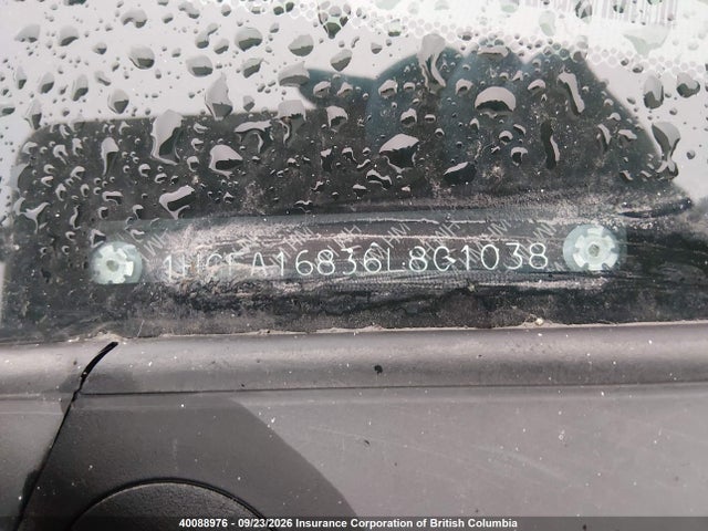 40088976 :رقم المزاد ، 1HGFA16836L801038 vin ، 2006 Honda Civic Ex مزاد بيع
