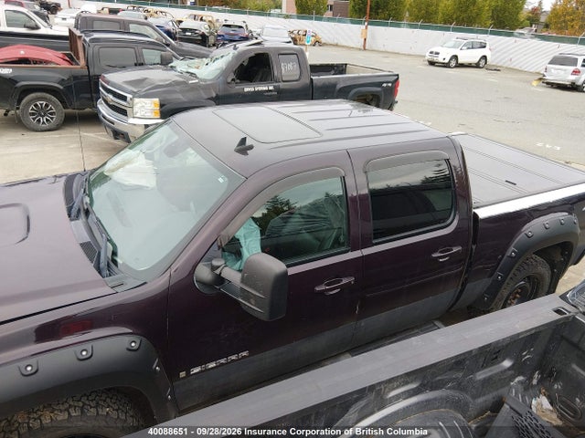 40088651 :رقم المزاد ، 2GTEK13M981317635 vin ، 2008 Gmc Sierra K1500 مزاد بيع