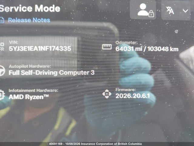 Tesla MODEL 3 2022 5YJ3E1EA1NF174335 Image 15