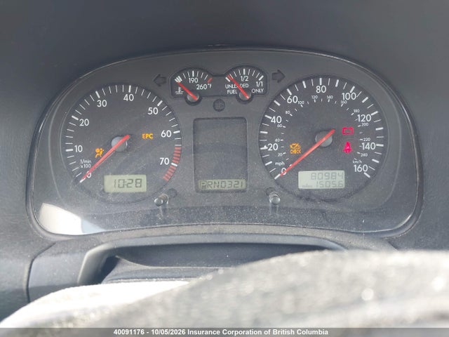 Aukcja sprzedaży 2001 Volkswagen Jetta, vin: 3VWSB69M91M188587, numer aukcji: 40091176
