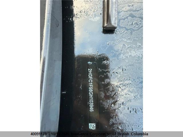 Aukcja sprzedaży 2016 Honda Civic, vin: 2HGFC1F98GH103946, numer aukcji: 40091178